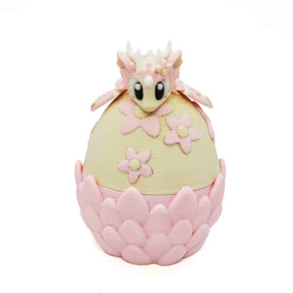 Creative 3D Printed Dragon Flower Egg Model Toy For Kids - Image 5