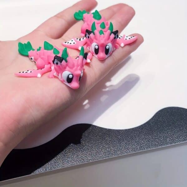 Cute 3D Printed Dragon Fruit Egg Model Toy For Kids - Image 6