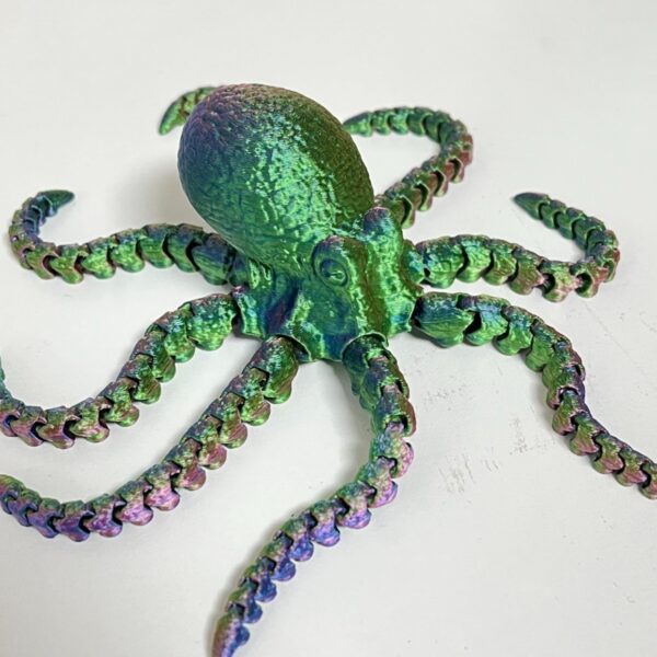Fun and Flexible 3D Printed Octopus Toy for Kids - Image 7