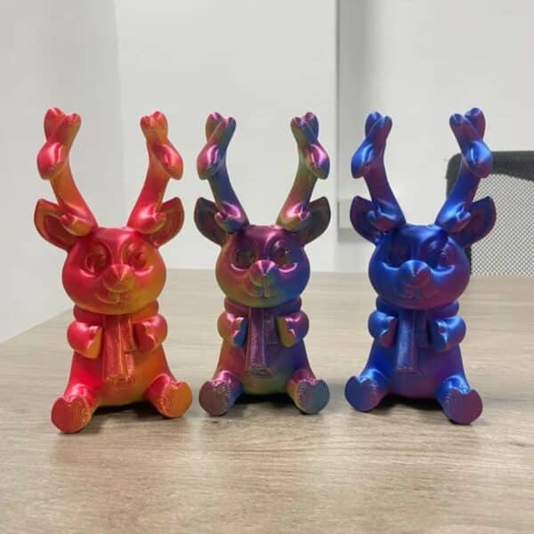 Creative 3D Printed Christmas Moose Model Toy - Image 4