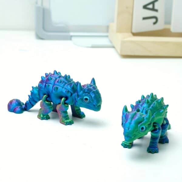 Customizable 3D Printed Movable Ankylosaurus Toy for Kids - Image 2