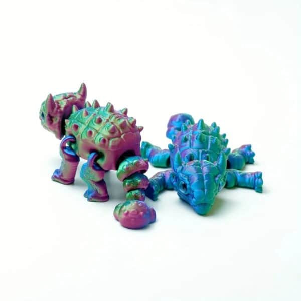 Customizable 3D Printed Movable Ankylosaurus Toy for Kids - Image 3