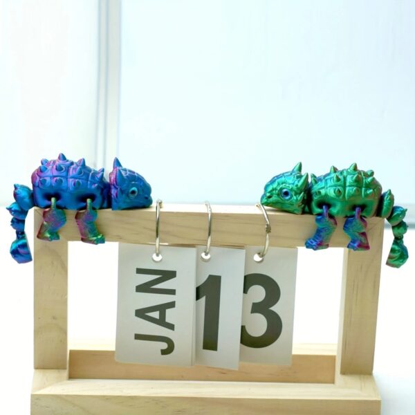 Customizable 3D Printed Movable Ankylosaurus Toy for Kids - Image 7