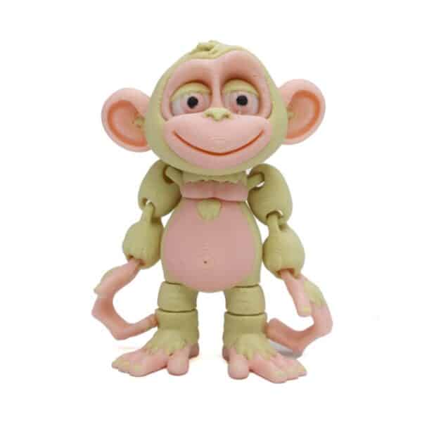 Customizable 3D Printed Articulated Monkey Toy for Kids - Image 2