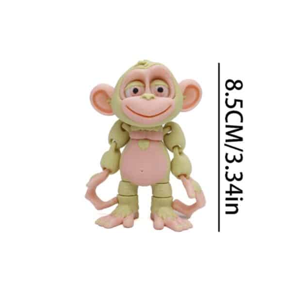 Customizable 3D Printed Articulated Monkey Toy for Kids - Image 3