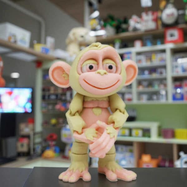 Customizable 3D Printed Articulated Monkey Toy for Kids - Image 5