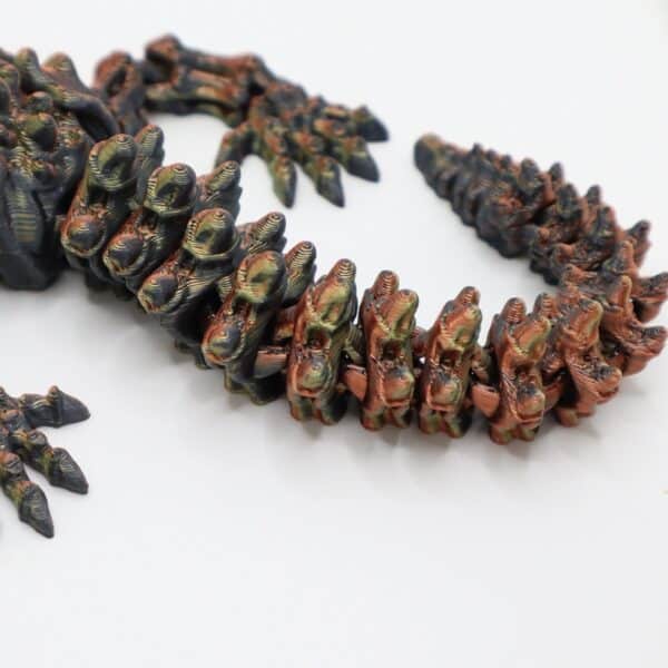 Kids 3D Printed Articulated Customizable Dragon Lizard Toy - Image 4