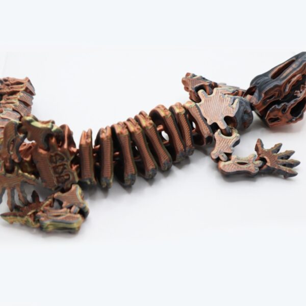 Kids 3D Printed Articulated Customizable Dragon Lizard Toy - Image 5