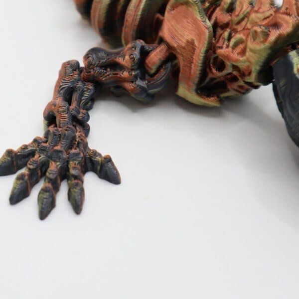 Kids 3D Printed Articulated Customizable Dragon Lizard Toy - Image 2
