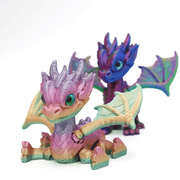 Personalized 3D Printed Flying Dinosaurs with Vibrant Wings - Image 4