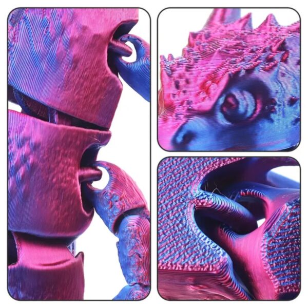3D Printed Hadrosaur Toy for Kids with Movable Joints - Image 5
