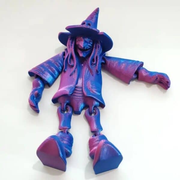 Creative 3D Printed Halloween Witch Toy For Kids - Image 2