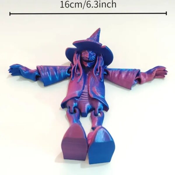 Creative 3D Printed Halloween Witch Toy For Kids - Image 3