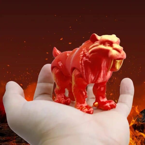 3D Printed Saber Tooth Tiger