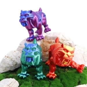 3D Printed Saber Tooth Tiger Toy