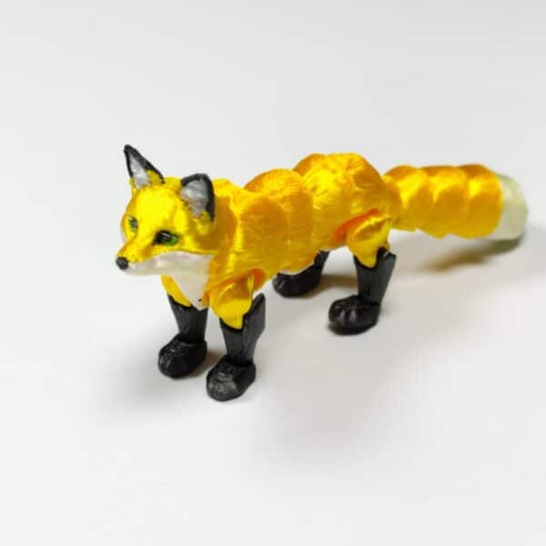 Creative 3D Printed Articulated Fox Model Toy For Kids - Image 2
