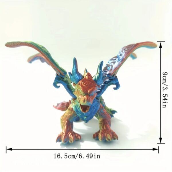 3D Printed Customized Dragon Toy Model for Kids - Image 4