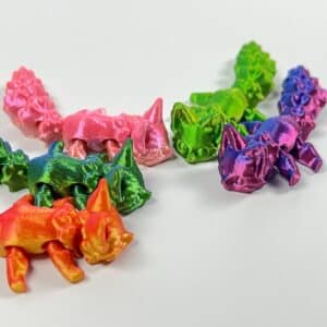 Kitten Fox Articulated Model Toy
