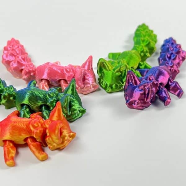 Kitten Fox Articulated Model Toy