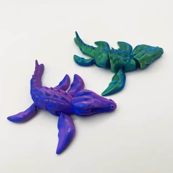 Creative Cartoon Style Movable 3D Printed Long Dragon Toy - Image 5