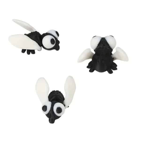 3D Printed Cute Mini Fly Toy With Movable Joints For Kids - Image 2