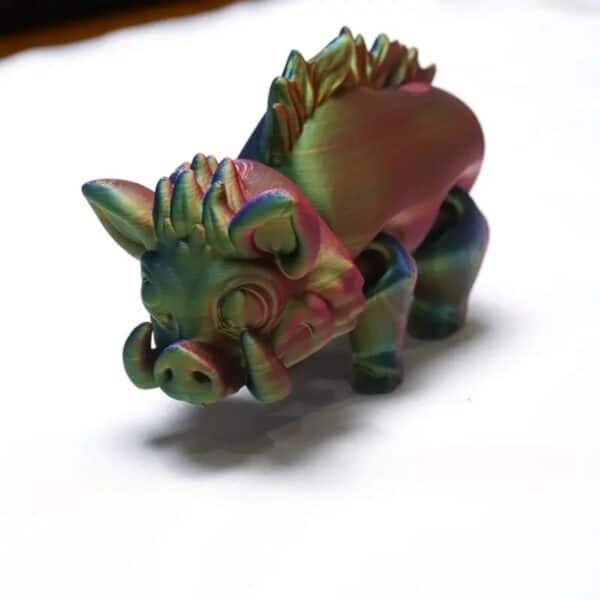 Creative 3D Printed Wild Boar Model Toy With Movable Joints - Image 7