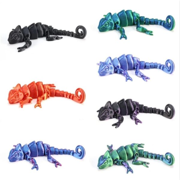 Creative Articulated Chameleon Toy for Nature Lovers - Image 2