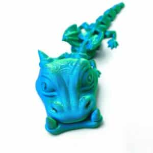 3D Printed Dragon Model Toy