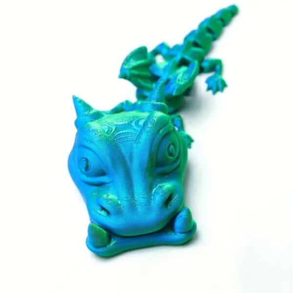 3D Printed Dragon Model Toy