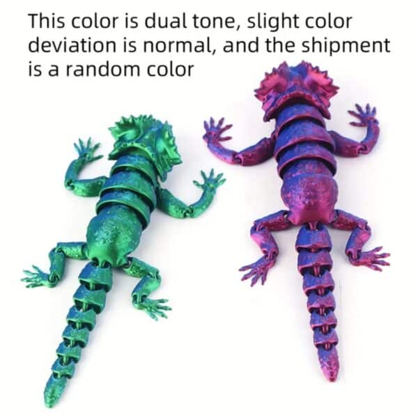 Creative 3D Printed Lizard Model Toy For Reptile Lovers - Image 2