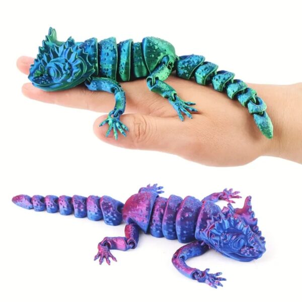 Creative 3D Printed Lizard Model Toy For Reptile Lovers - Image 3