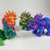 Personalized 3D Printed Articulated Triceratops Dinosaur Toy - Image 2