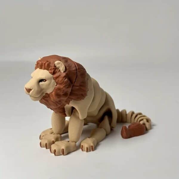 Creative 3D Printed Lion Model Toy For Kids Fun - Image 2
