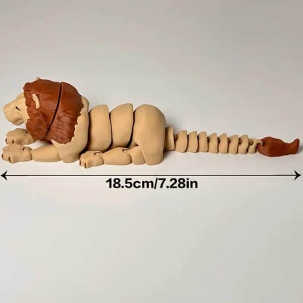 Creative 3D Printed Lion Model Toy For Kids Fun - Image 3