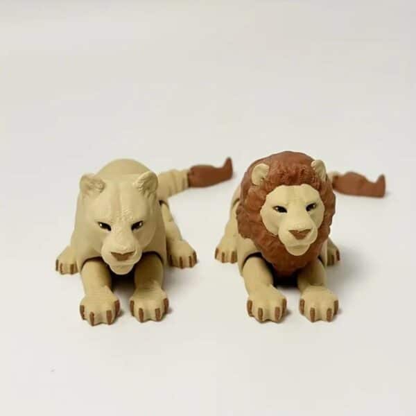 Creative 3D Printed Lion Model Toy For Kids Fun - Image 4