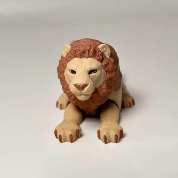Creative 3D Printed Lion Model Toy For Kids Fun - Image 5