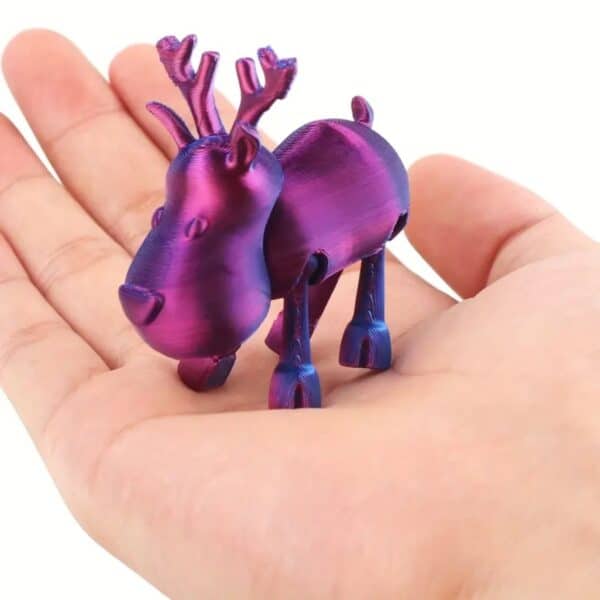 Creative 3D Printed Reindeer Model Toy For Kids - Image 5