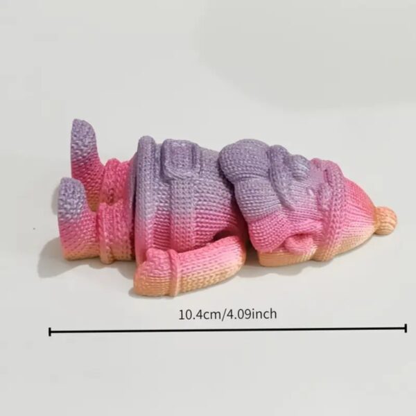 Creative 3D Printed Knitted Santa Claus Model Toy For Kids - Image 6