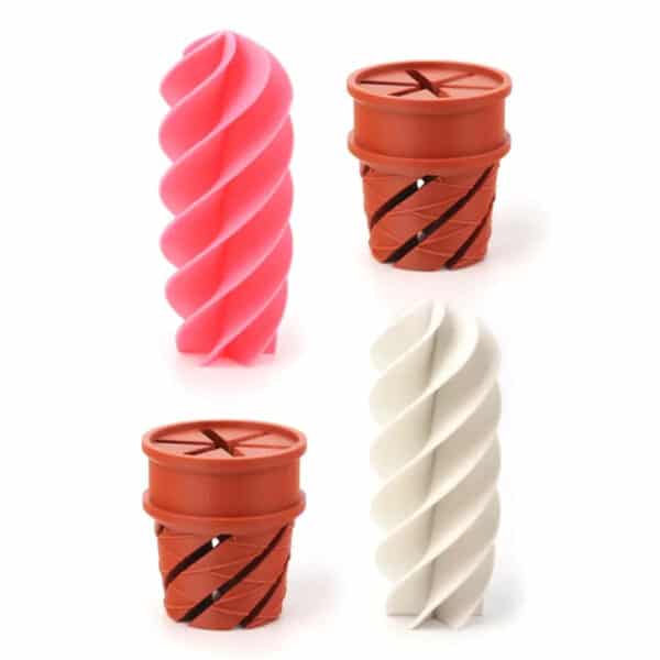Fun Spiral Ice Cream 3D Printed Fidget Toy for Children - Image 3