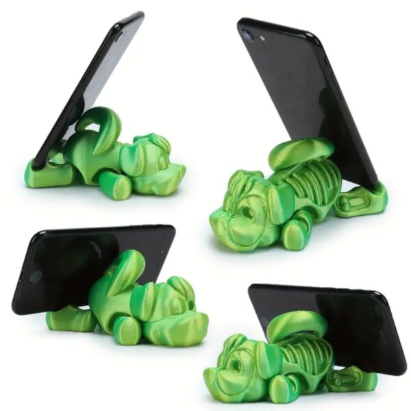 Creative 3D Printed Teddy Bear Mobile Phone Stand - Image 3