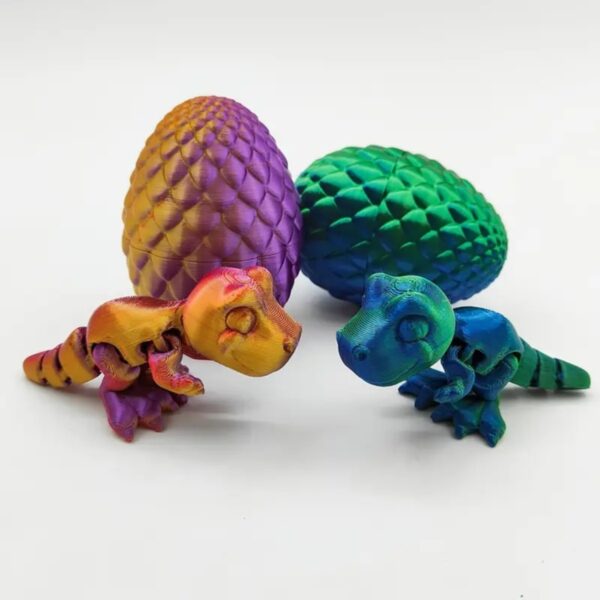3D Printed T Rex Egg Surprise Party Favor for Kids - Image 2