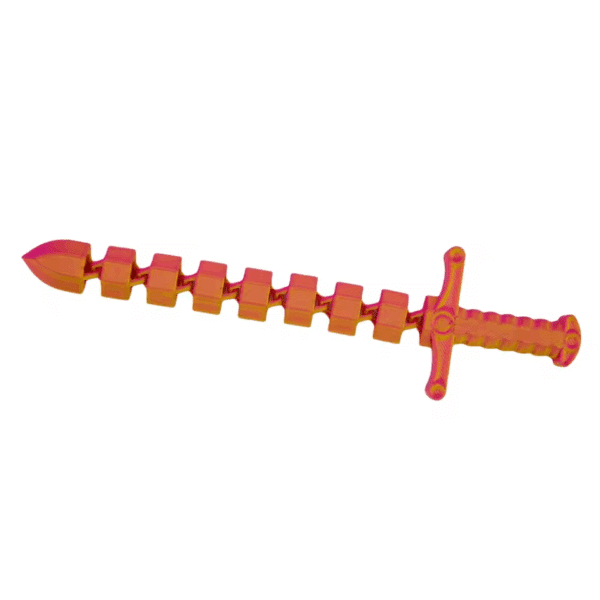3D Printed Sword Joint Movable Toy Gift for Kids - Image 4