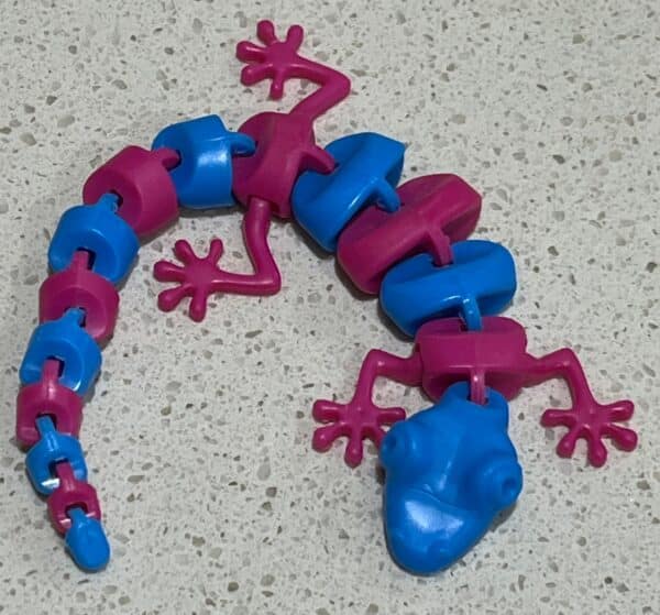 Mini 3D Printed Customized Gecko with Movable Joints - Image 13