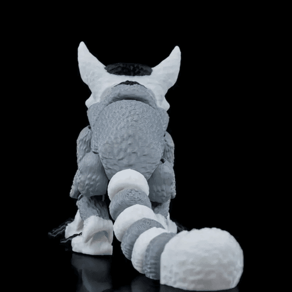 Customized 3D Printed Lemur Animal Model Toy for Kids - Image 3