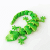 Customized Mini 3D Printed Gecko with Movable Joints - Image 4