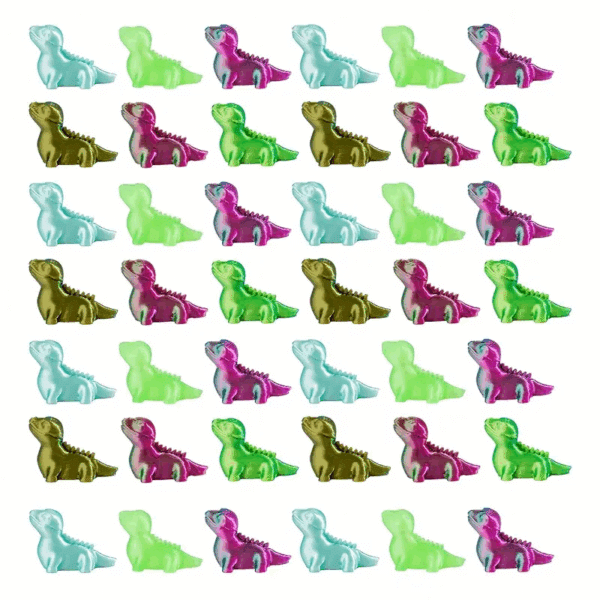 Vibrant 3D Printed Articulated Customized Lizard Toy for Kids - Image 4