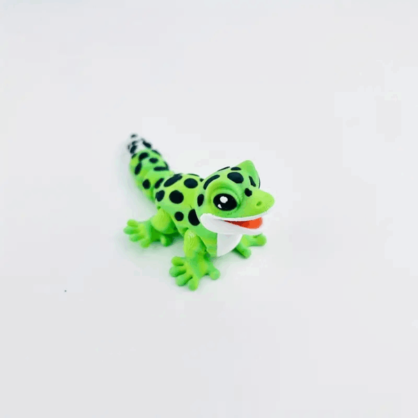 Customized 3D Printed Artificial Eyes Gecko Movable Toy - Image 9