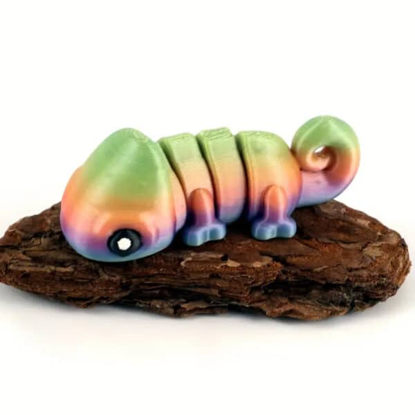 3D Printed Articulated Chameleon Toy for Children's - Image 5