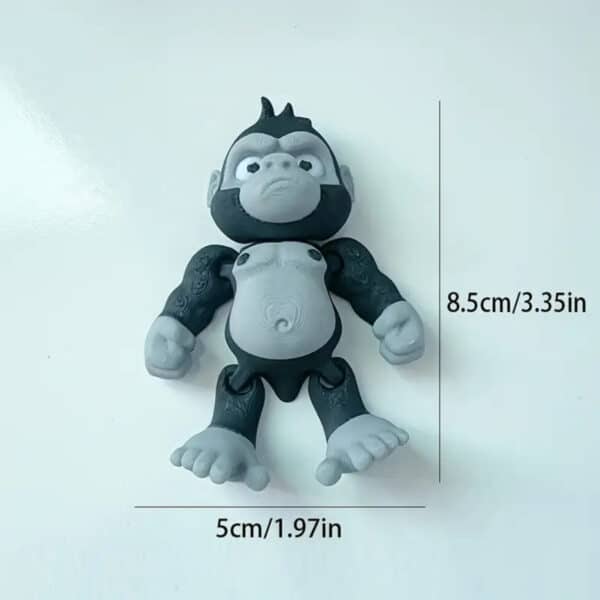 Custom 3D Printed Adorable Angry Gorilla Toy for Children's - Image 2