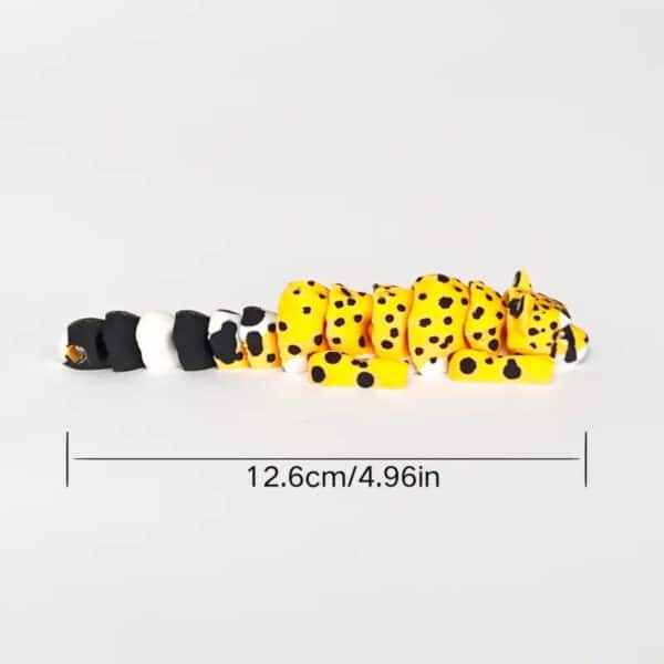 Articulated 3D Printed Cheetah Animal Toy for Children's - Image 4